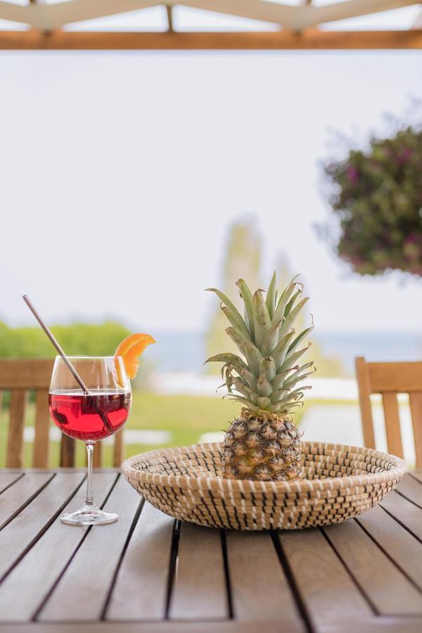 Villa Santa Maria With Private Pool And Sea View 아판토우 외부 사진